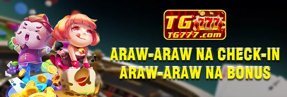 TG777 7-day sign-in bonus promotion banner